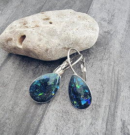 Cremation, Hair, or Breast Milk Drop Earrings Made With Ashes