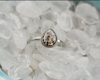 
              Stainless Steel Teardrop Cremation Ring
            