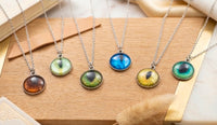 
              Custom Cat or Pet Eye Necklace
            