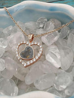 
              Rose Gold Heart Cremation Necklace
            