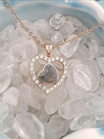 
              Rose Gold Heart Cremation Necklace
            