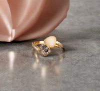 
              Double Heart Cremation Ring
            