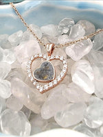 
              Rose Gold Heart Cremation Necklace
            