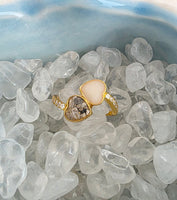 
              Double Heart Cremation Ring
            