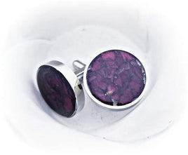 Actual Flower Cufflinks