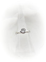 
              Sterling Silver 5.5mm Cubic Zirconia Cremation Ring
            