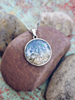 
              Beach Cremation Necklace Made with your loved one's actual ashes
            
