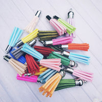 
              Set of 10 random color/style Suede Tassels for Crafting - Jewelry Making Tassels -Lot of 10 Tassel Charms - Mixed Colors and Style Tassels - Suede Tassel Pendants - Suede Tassels - Jewelry Making Supplies - Beading - A17
            