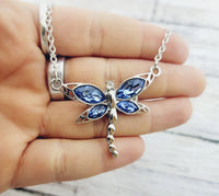 
              Dragonfly Crystal Urn Necklace
            
