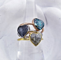 
              Heart Cremation Ring
            
