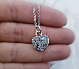 Cremation Necklace Made with your loved one's actual ashes