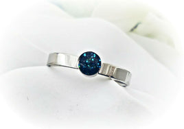 4mm Wide Band Birthstone Cremation Ring