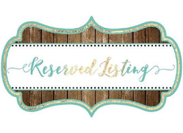 Reserved Listing for Aleasha