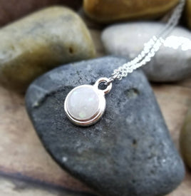 Round Cremation necklace