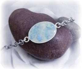 Cremation Bracelet Made with Ashes