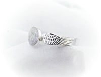 
              Sterling Silver Angel Cremation Ring
            