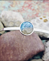 
              Beach Cremation Bracelet Made with your loved one's actual ashes
            