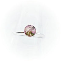 
              Actual Flower Ring 6mm Sterling Silver,  Rose Gold,  or Gold
            