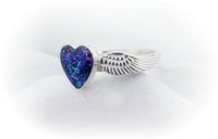 
              Heart Cremation Ring- Sterling Silver
            
