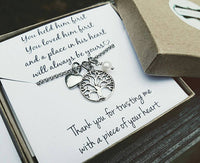
              Mother in law Necklace - Mother of the Bride or Mother of the Groom
            