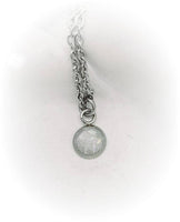 
              6mm Dainty Cremation Necklace Made with Ashes Infused
            