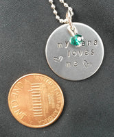 
              My Mimi Nana Loves Me*Personalized with birthstones/words of your choice*Grand daughter
            