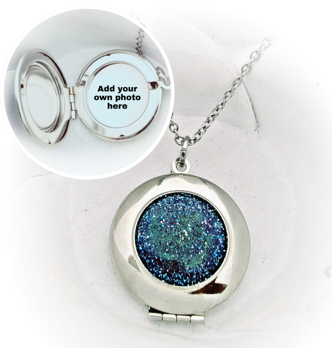 Pet Cremation Necklace Made with Ashes Infused| Payton Leigh Treasures
